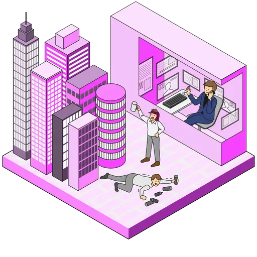 プロフィットタワーのイラスト